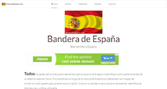 Desktop Screenshot of banderadeespana.com